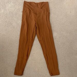 Aerie Brown Offline Crossover Leggings